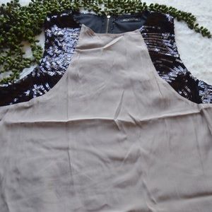 Racer back sequin top